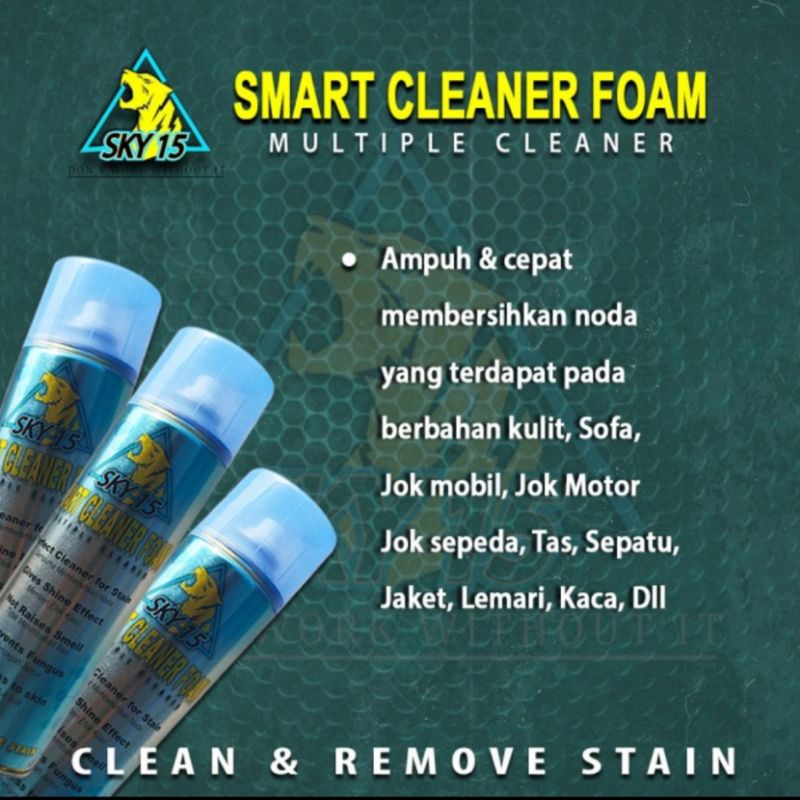 smart cleaner foam SKY15 cairan pembersih serbaguna sofa jok anti noda pembersih bodi mobil motor