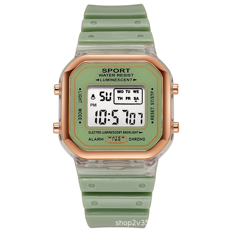 Watchyou Jam Tangan Anak A0177 New Led Colorful Electronic Watches Fashion Outdoor Sports Waterproof Watches