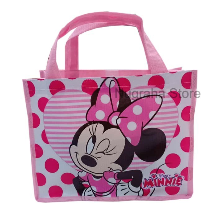 

Tas Karakter Minnie Mouse & Mickey Mouse | Tas Souvenir, Tas Hadiah, Tas Bingkisan Ulang Tahun Anak, Goodie Bag | Edisi Karakter Lucu