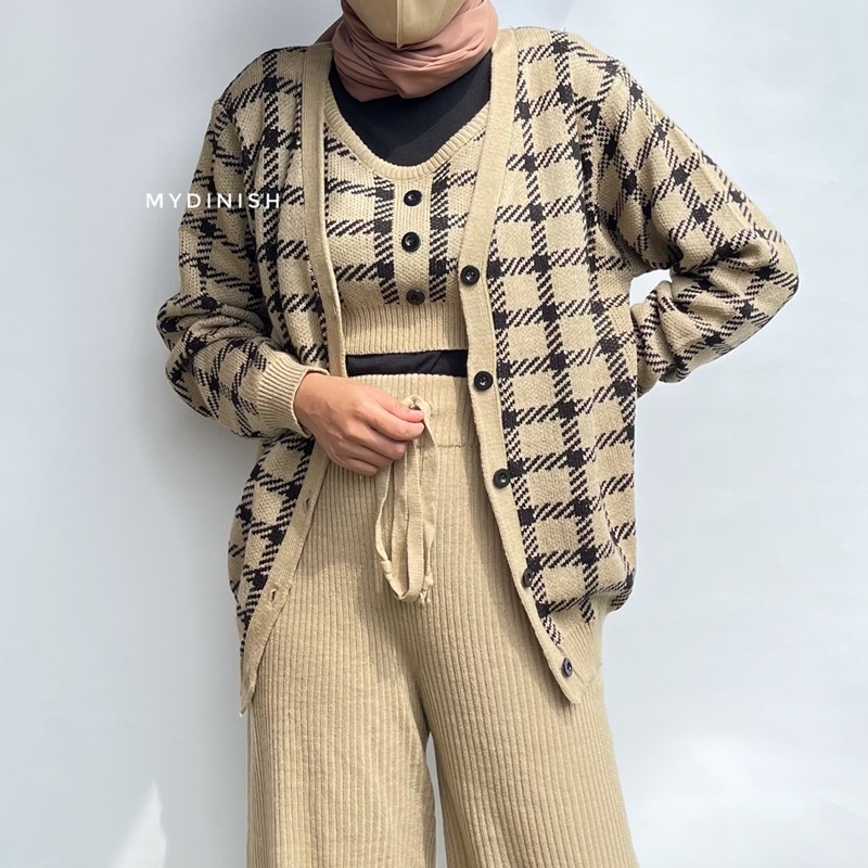 Lonela Set 2n1 Cardy Wanita Terbaru