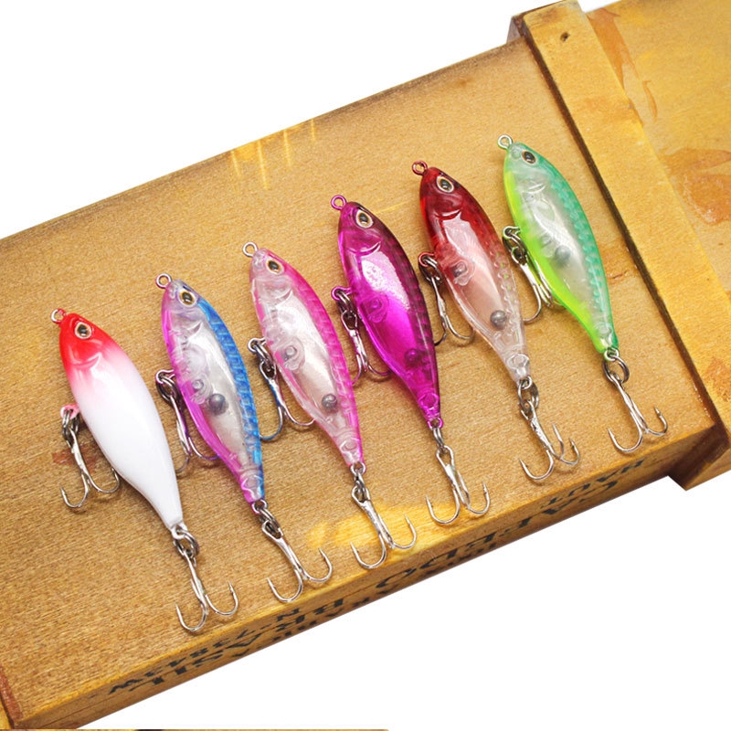 Shengyao 1Pcs New Floating Mini Pencil Umpan Pancing Swimbait 4.5cm/3.3g Minnow Fishing Lure Ikan Bass Wobbler Kail Memancing Bait Tackle