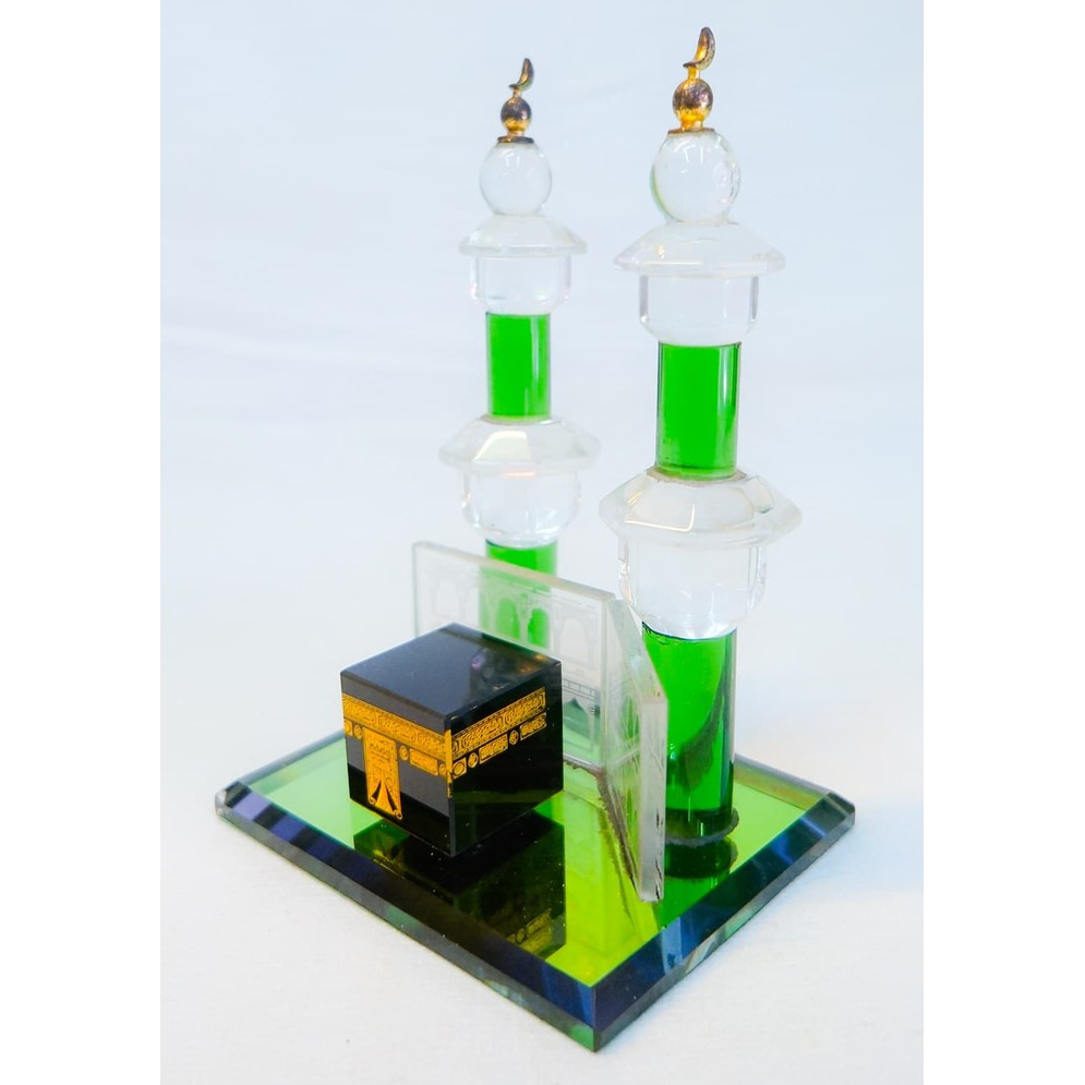 Miniatur Kristal Kabah 2 Pilar GRADASI WARNA