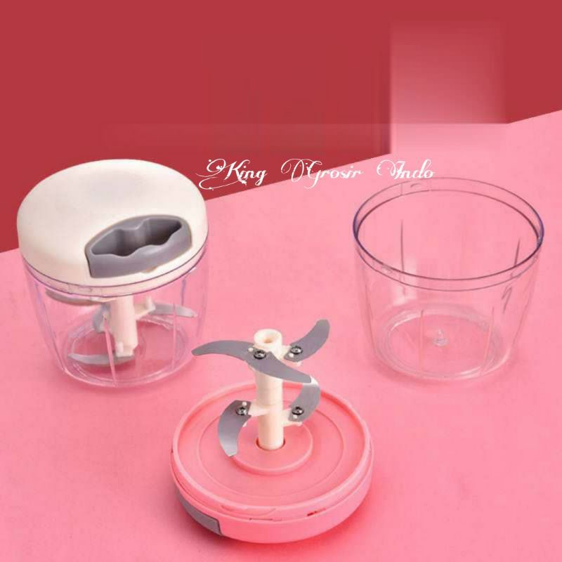 Manual Speedy Chopper 5 Pisau / Blender Tarik Manual 5 Pisau 900 ML