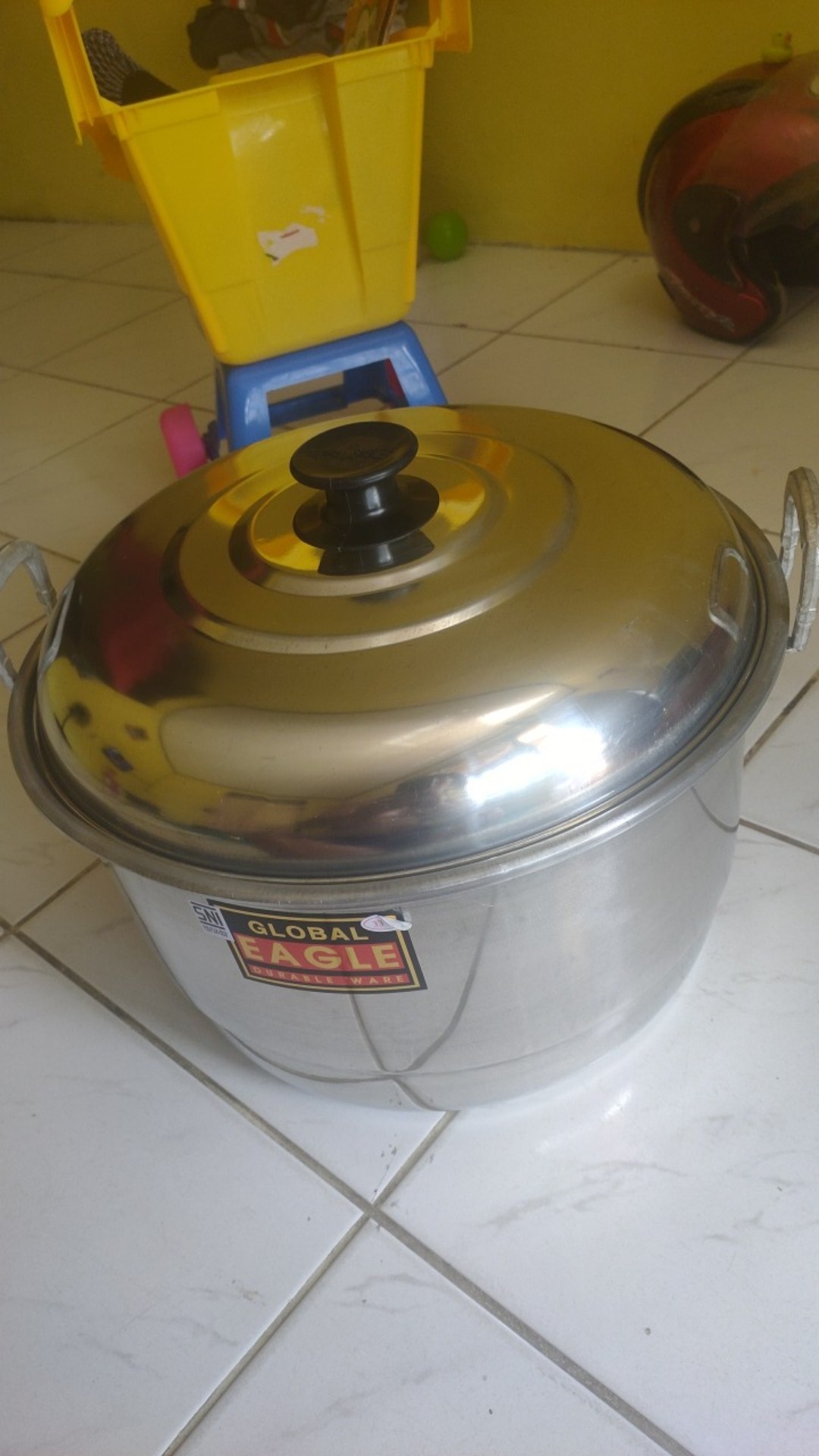 Panci Langseng Nasi Dandang Kukusan Steamer Ukuran 30 Dan 33 Global Eagle