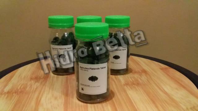 Spirulina Platensis Tablet 100pcs/100Tablet 25gr gram