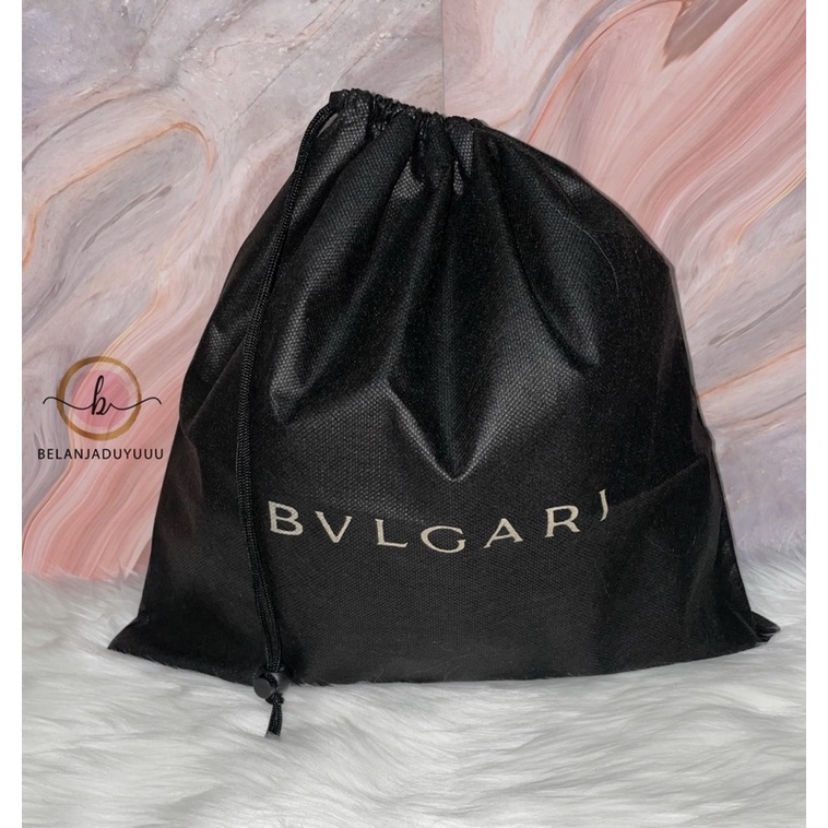 BVLGARI DUSTBAG Sarung Tas Pengganti Pelindung Debu