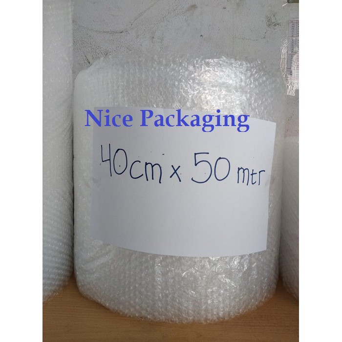 

[DKM] Bubble potongan bening uk 40cm x 50Mtr