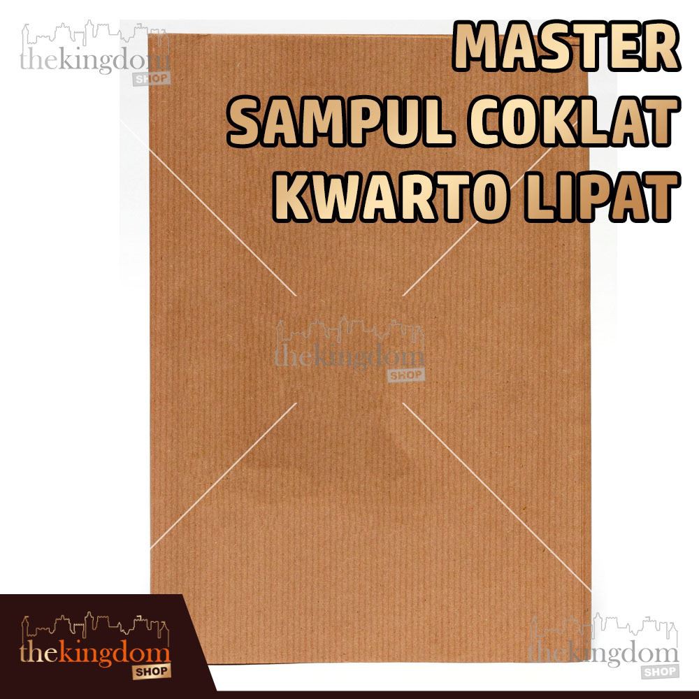 

Master Sampul Coklat Kwarto Lipat / Buku / Kertas Kopi / Quarto