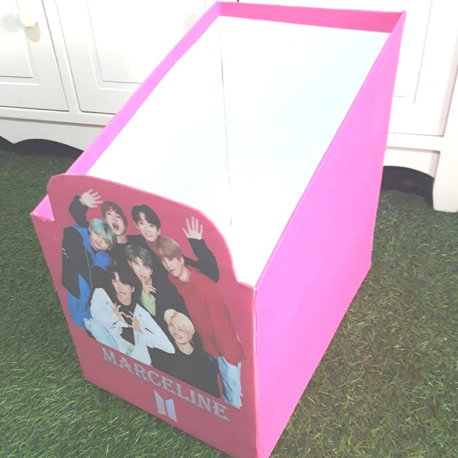 Jumbo size 30 x 20cm Hampers Storage Ulang tahun BTS merchandise bisa Custom tema gambar kotak kado ulang tahun Birthday gift