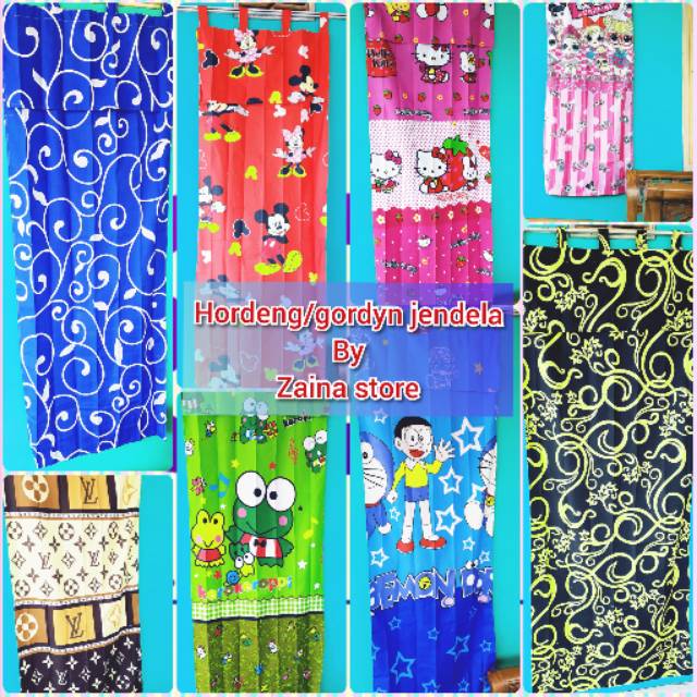 Gordyn tirai hordeng pintu jendela karakter shabby dll Gordyn tirai hordeng pintu jendela karakter shabby dll