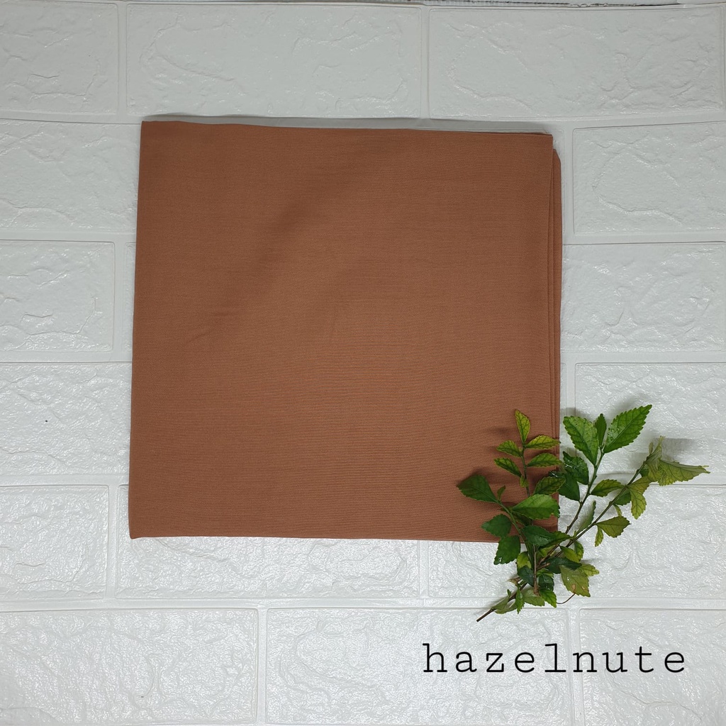 Hijab segi empat paris premium paris amour-Hazelnut