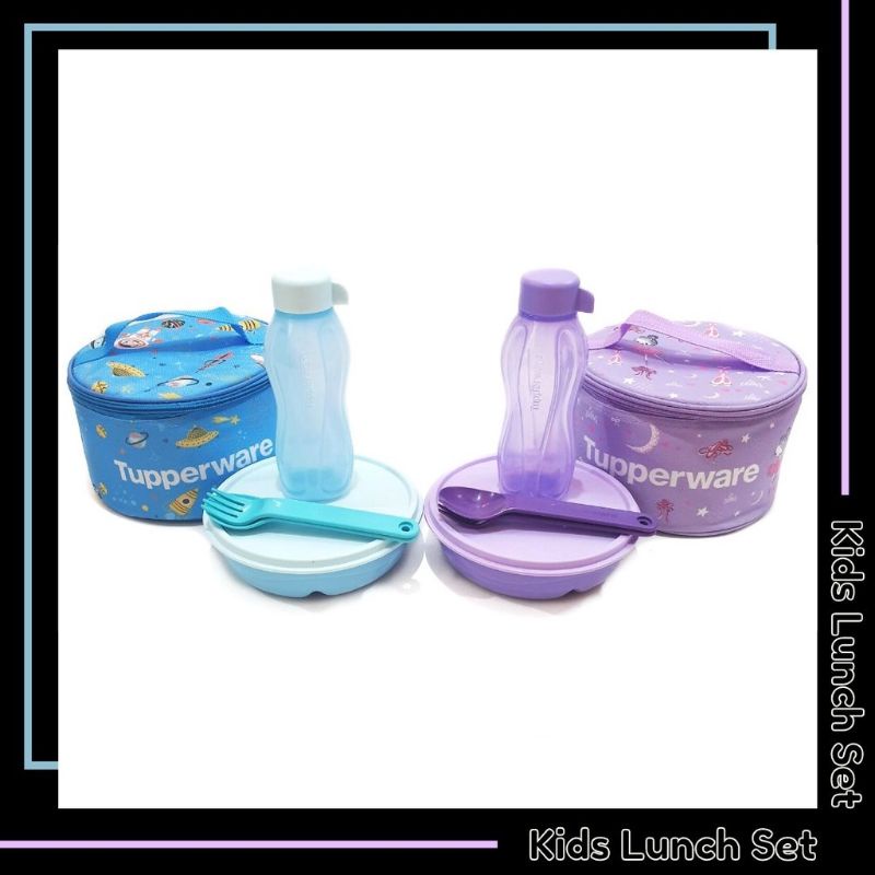 tepak kids lunch set tuperware with tas
