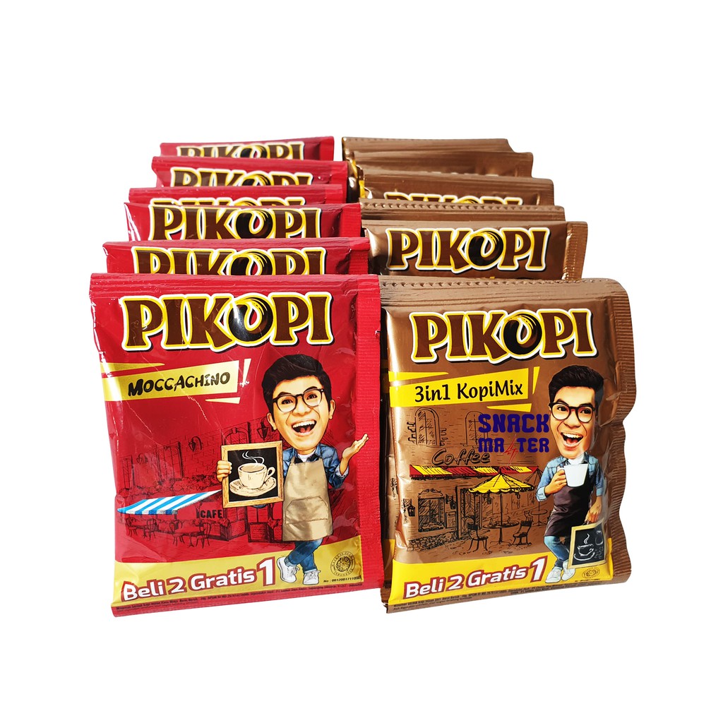 

Pikopi Kopi Mix Renceng - Netto 10 bks x 20 gr