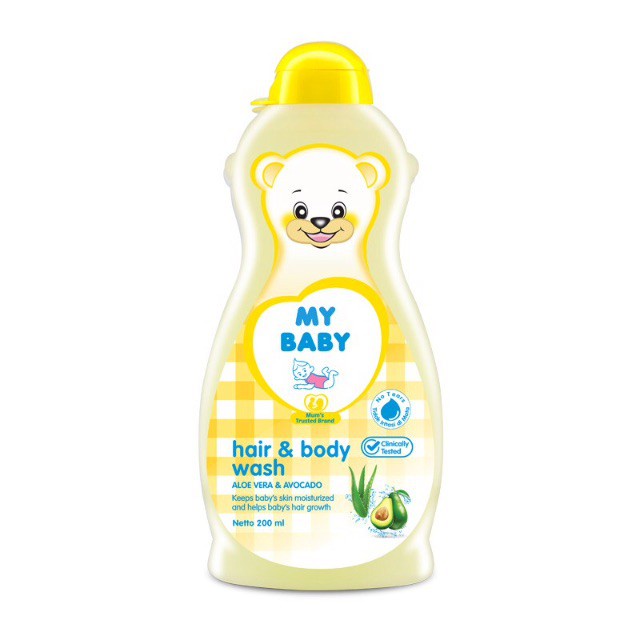 MY BABY Hair &amp; Body Wash Aloe Vera 200 ml