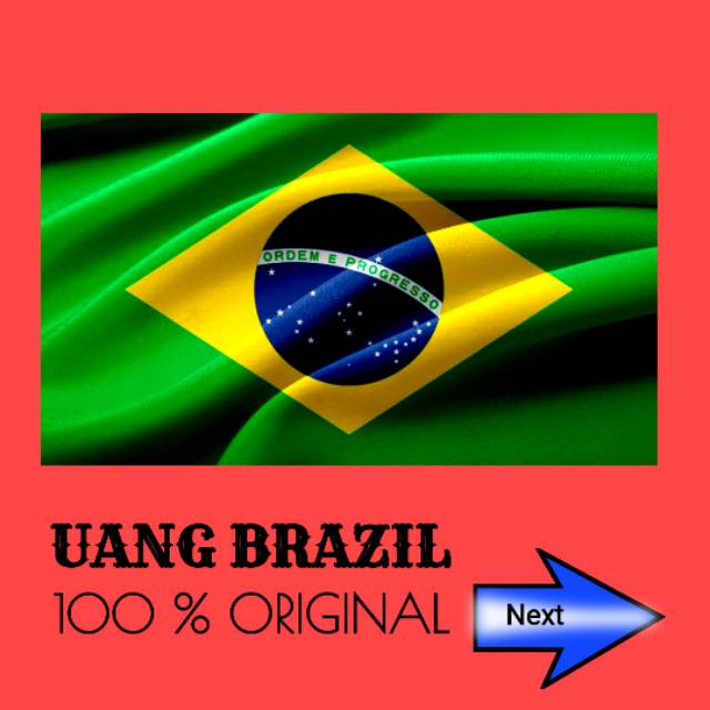 UANG BRAZIL VERSI LAMA 1 LEMBAR ORIGINAL UANG BRASIL ASLI
