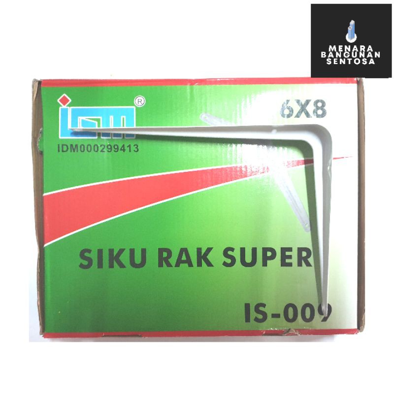 Siku Rak Putih IGM 6x8 Inch Tebal - 15cm x 20cm - 6 x 8 In