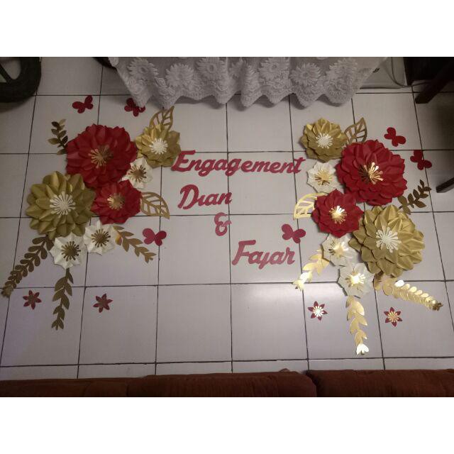 Paper Flower / Bunga Kertas / Backdrop / bunga kertas
