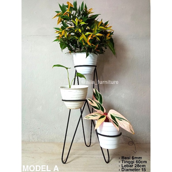 Jual Standing Pot Bunga Besi Rak Bunga Besi Shopee Indonesia