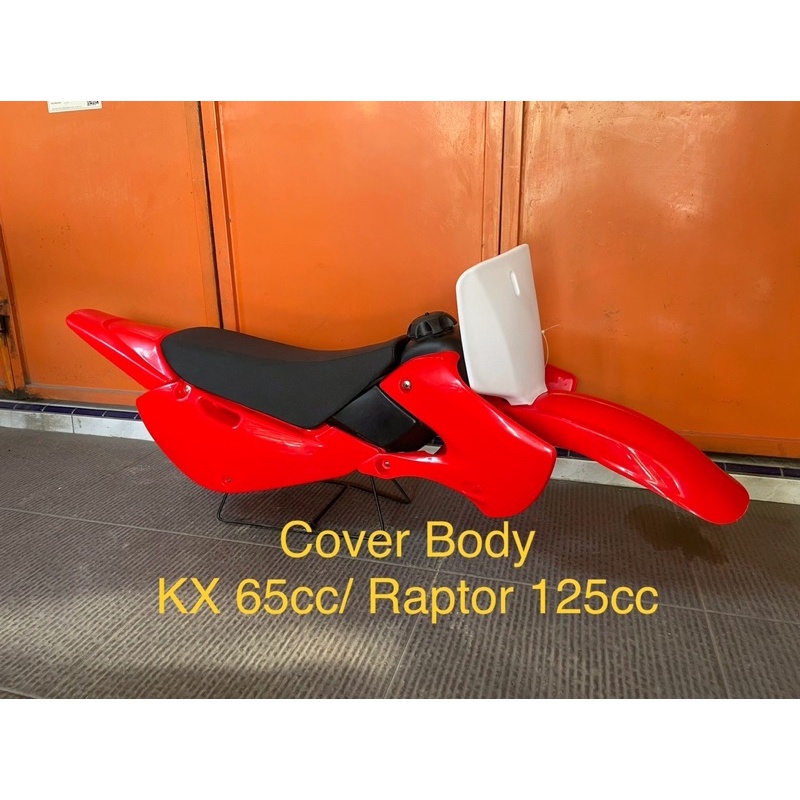 Cover Body Kit Plastik Mini Trail Raptor 125 cc - Kawasaki KX 65 cc SET