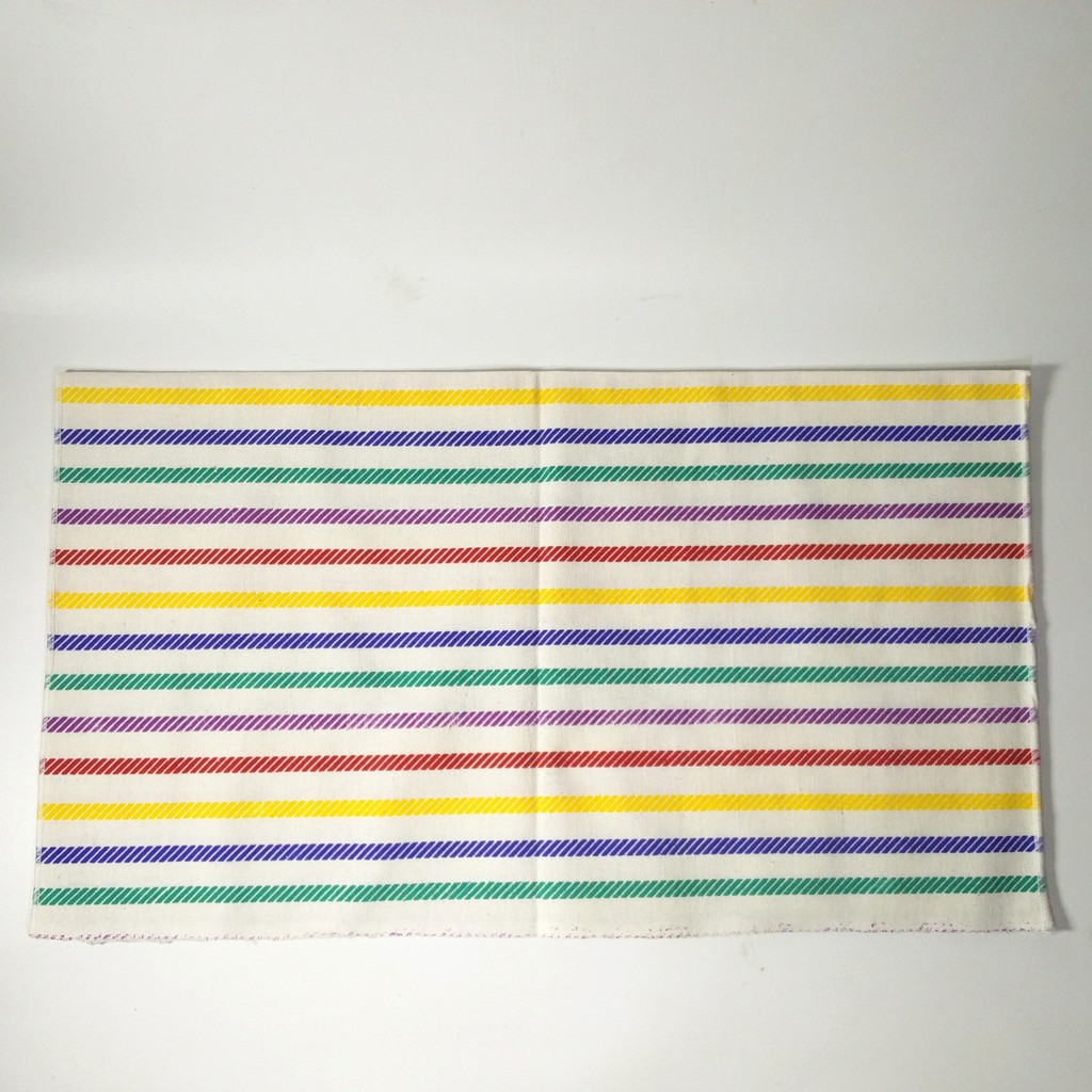 Boboko Alas Ompol Bayi Motif Lurik Lorek Bayi 45x50 75x80 cm Drypad Tatakan Ompol Kain Lurik Motif Pelangi Rainbow