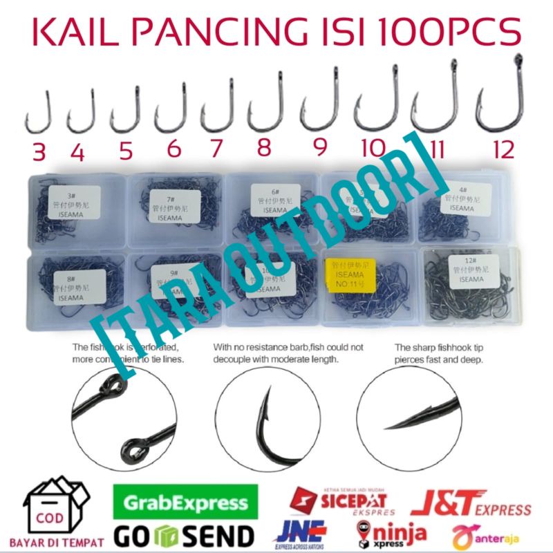 kail pancing isi 100pcs