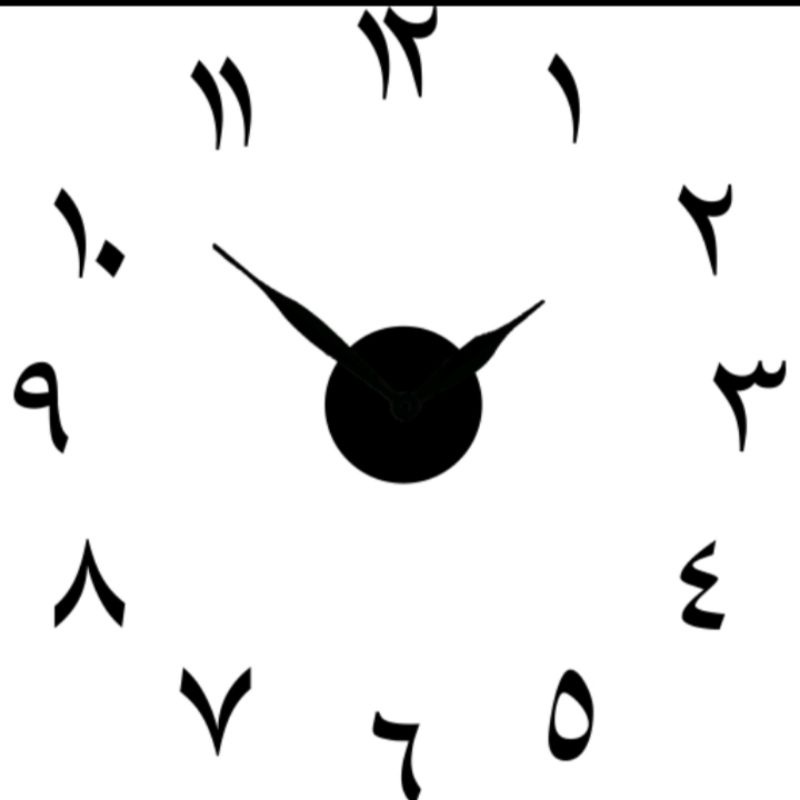hiasan dinding jam dinding jumbo diy 150cm jam dinding besar dan jumbo jam dinding tempel tembok pajangan dinding hiasan jam dinding aesthetic dinding ruang tamu jam dinding unik jam dinding murah jam dinding gold-ARAB MINI
