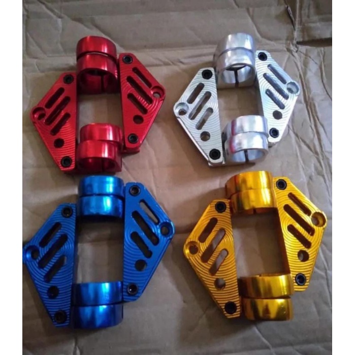 Breket Pesek Kuping / Breket Lampu Motor Honda CB Verza GL Mega Pro Tiger 31 mm
