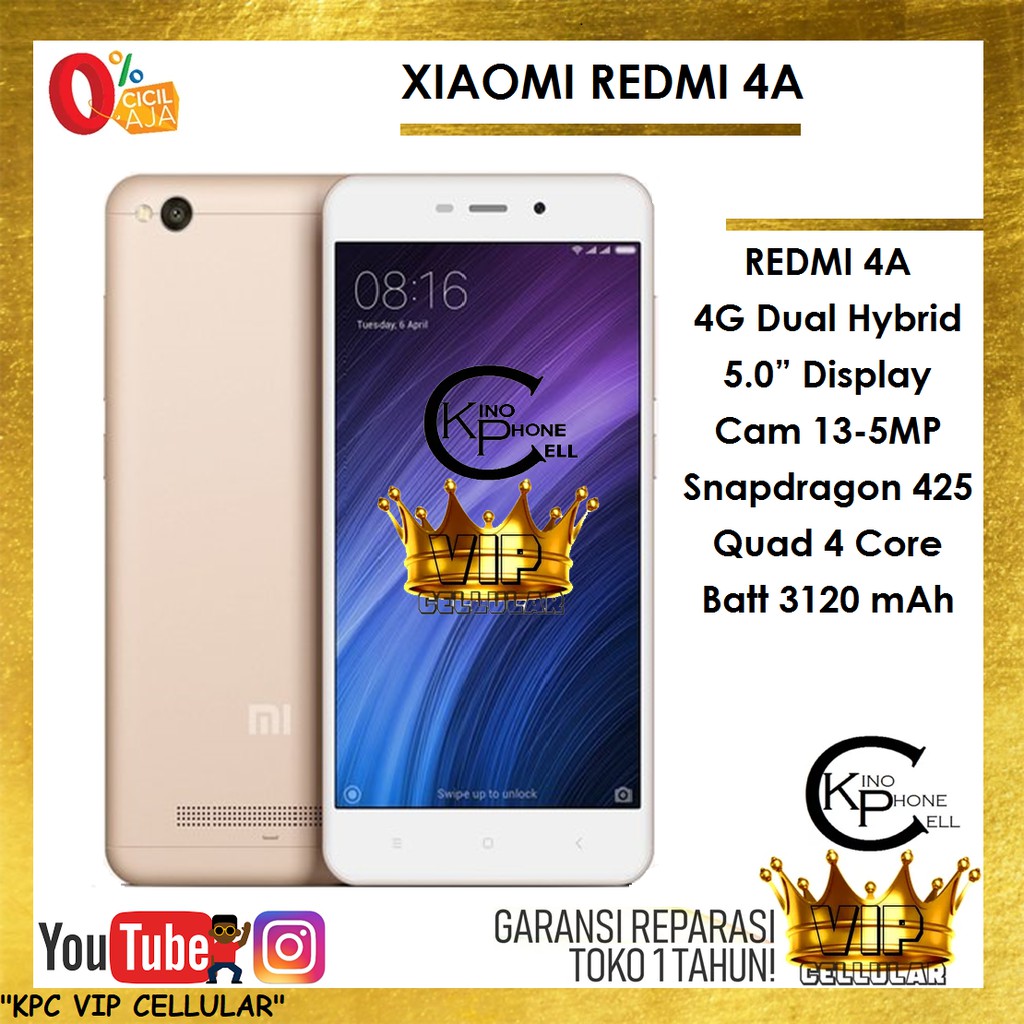 Xiaomi Redmi 4A 16GB 4G Mi 4 A Octa 8 Core OS 7 Snapdragon