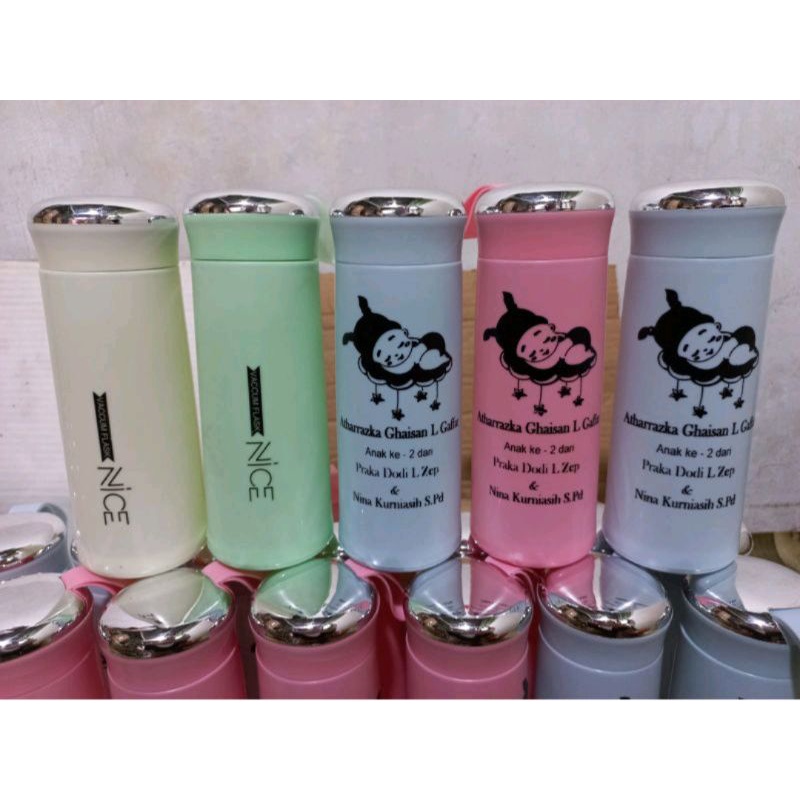 souvenir botol nice custom nama tanpa kemasan