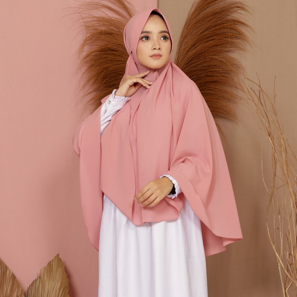 Hijab Bergo Maryam tali Pet Diamond - XL-1