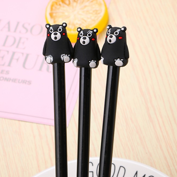 

Pena Unik Karakter Beruang Hitam / Pulpen Black Bear