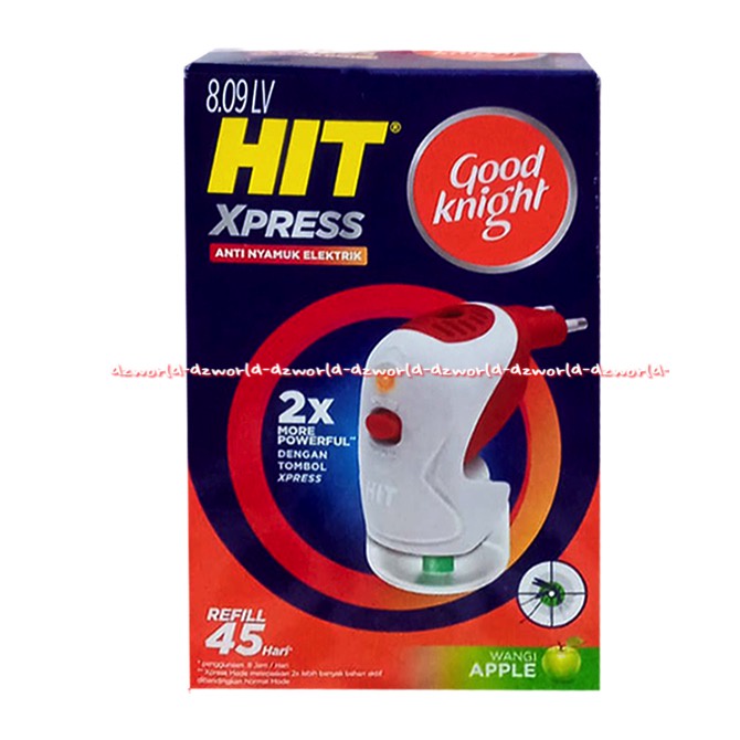 Hit Expert Xpress 45malam Obat Nyamuk Apel Hit Colok Listrik Wangi Apple Apel Model Colokan Insect Repellent