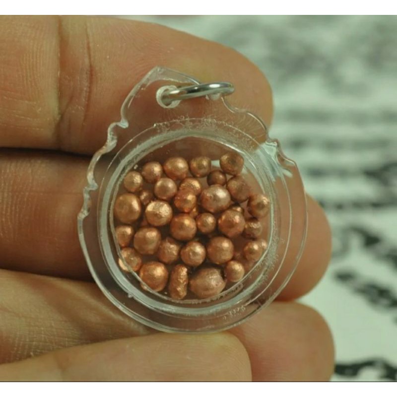 Real  Red Sun leklai Suriyan Racha Somporn Thai buddha Pendant