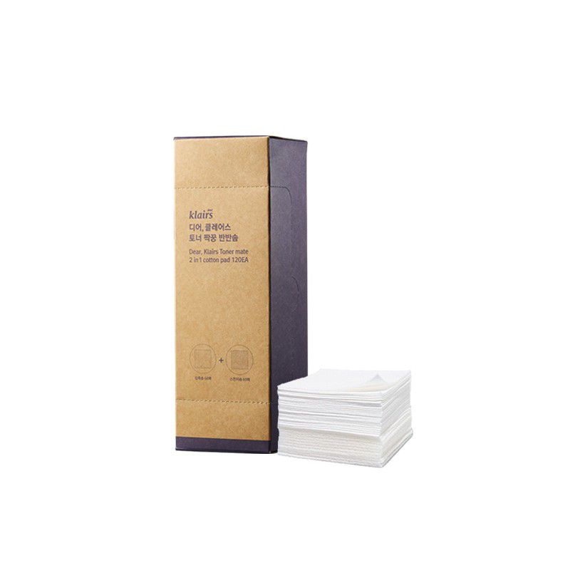 klairs toner mate 2 in 1 cotton pad