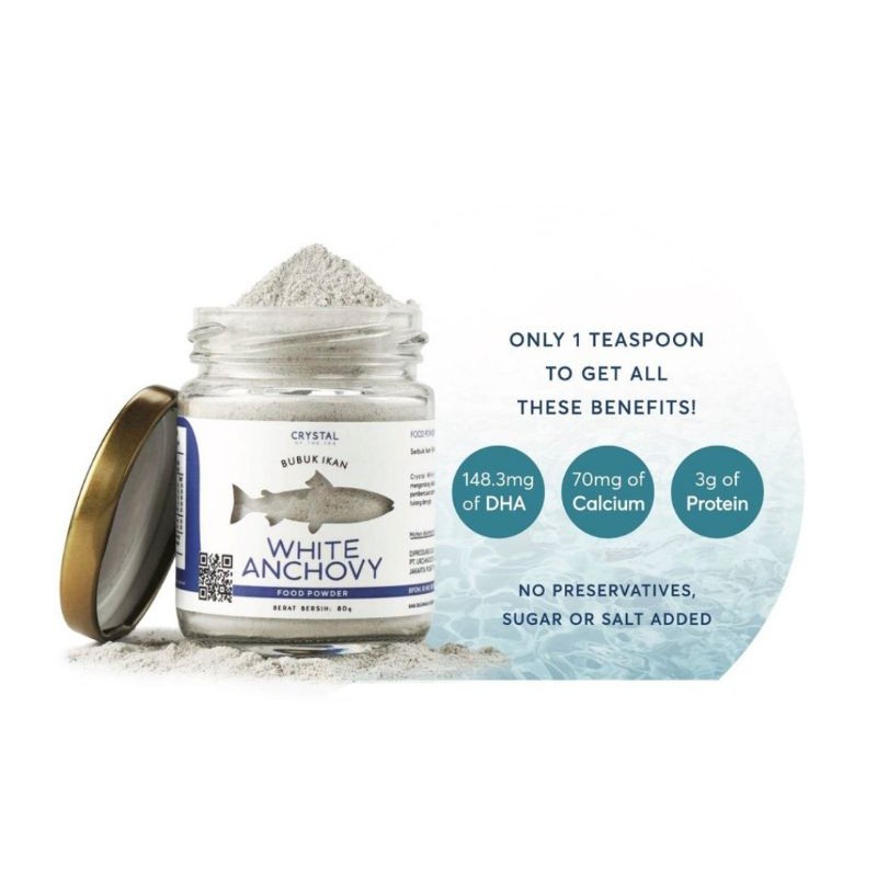 

anchovi powder / teri bubuk / kaldu teri