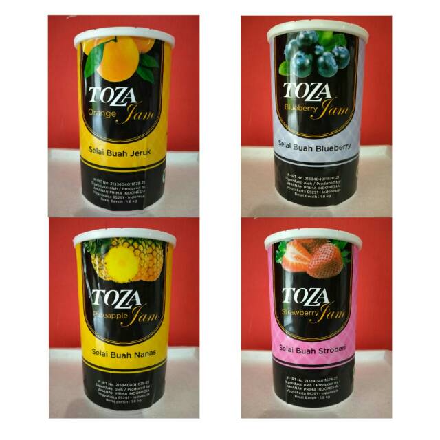 

Selai Roti Rasa Nanas Strawberry Blueberry Orange Jam Jeruk