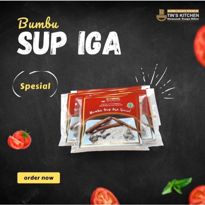 

Bumbu Masak Sop Iga Bakso Kuah Tin's Kitchen Bumbu Masak Instan Hemat Waktu Sachet 50gr