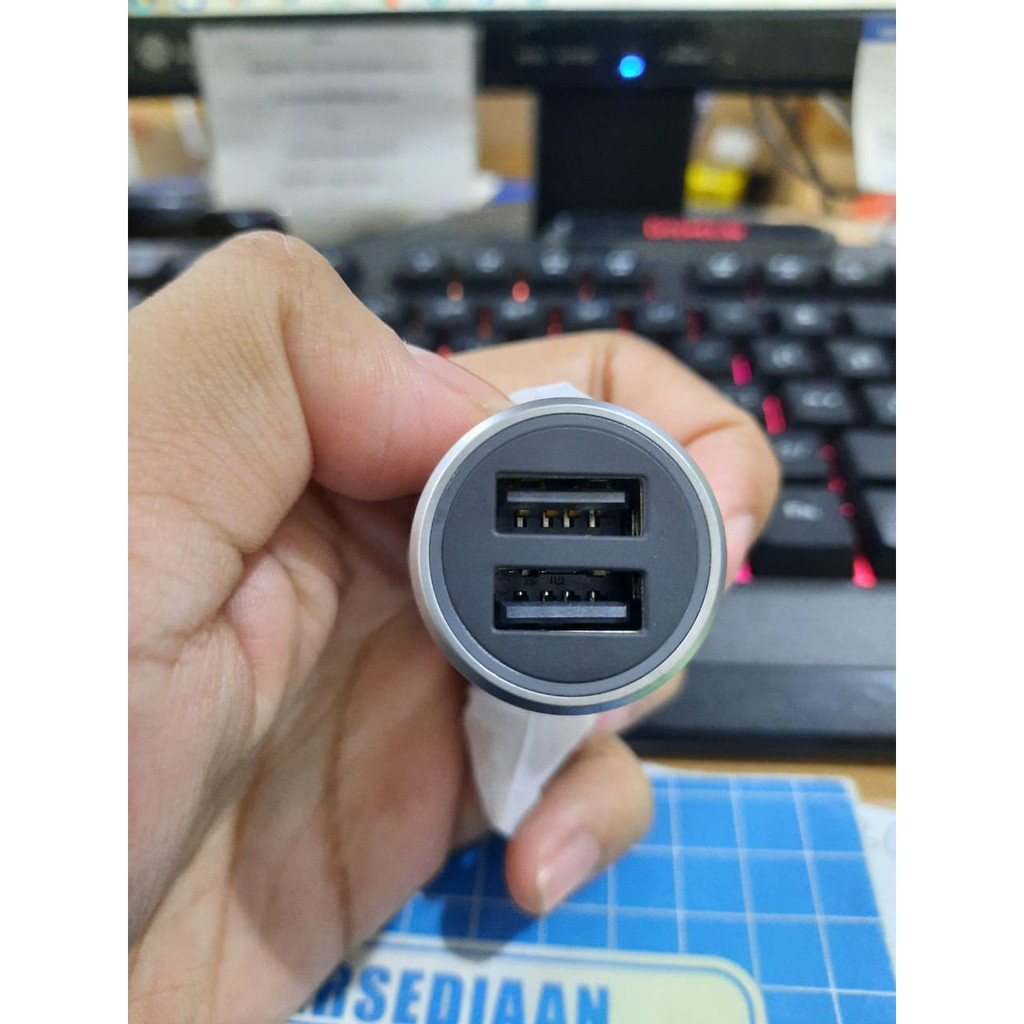 Xiaomi Dual USB Metal Car Charger Original Fast QC 3.0 original100%asli