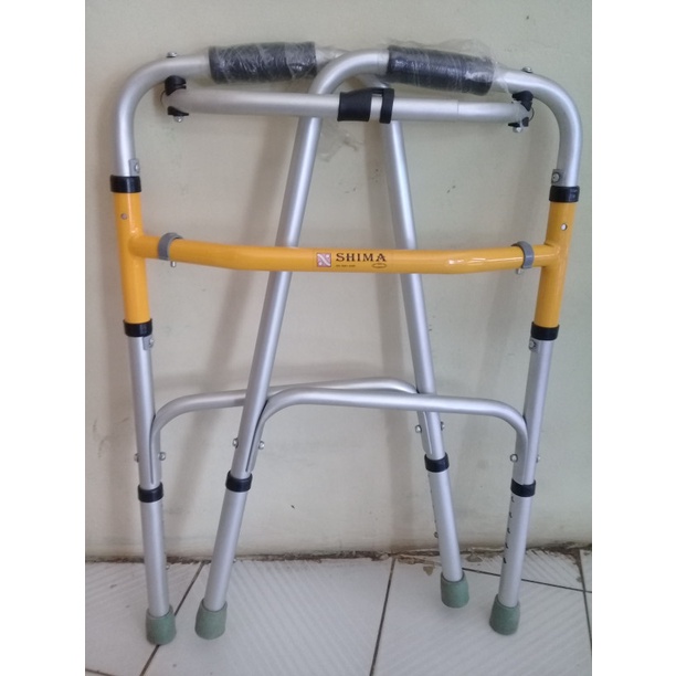 Walker Shima/alat bantu jalan bentuk jemuran