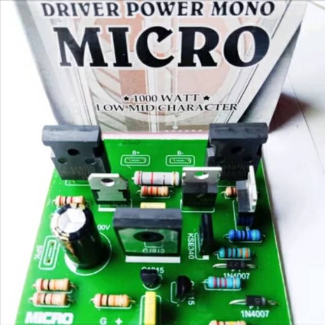 Kit Driver Power Mono Micro 1000W By BME