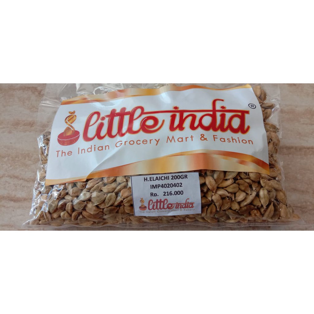 

KAPULAGA HIJAU UTUH / GREEN CARDAMON WHOLE / HARI ELAICHI 200GR