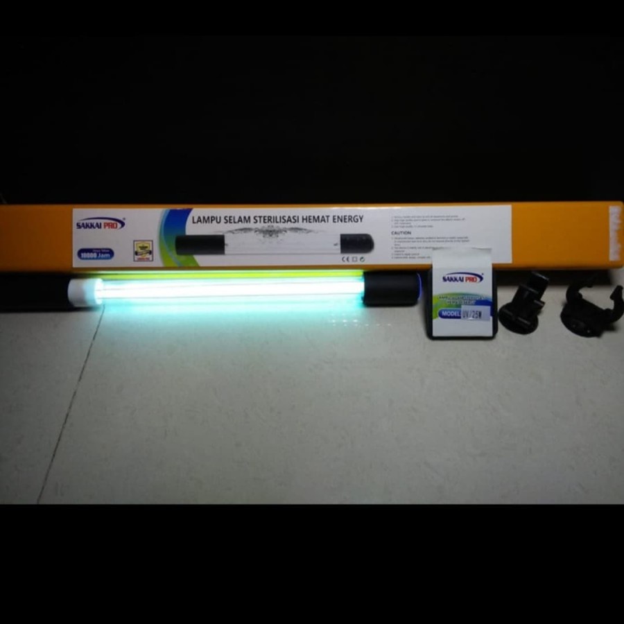 Lampu UV Sakkai Pro 35 W Celup Aquarium Sterilizer Akuarium Kolam Ikan