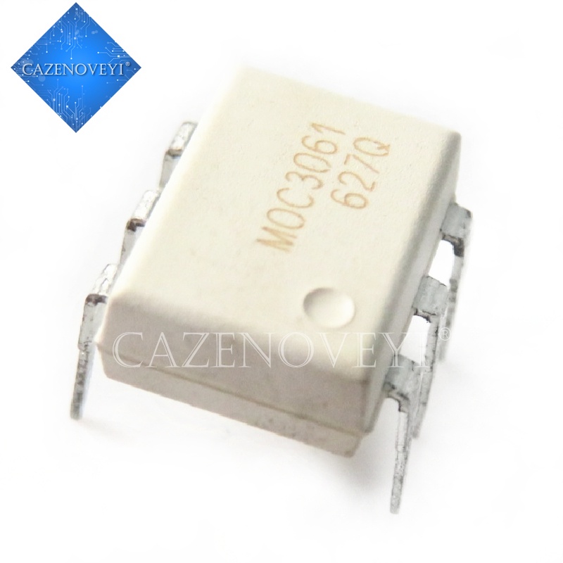 10Pcs Ic MOC3061 M0C3061 DIP-6 Optoisolator Triac