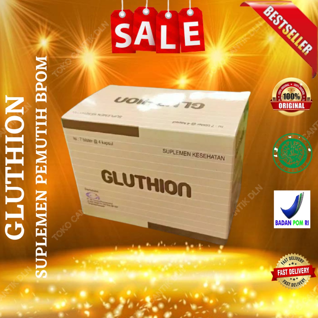 Gluthion kapsul whitening/pemutih aman BPOM