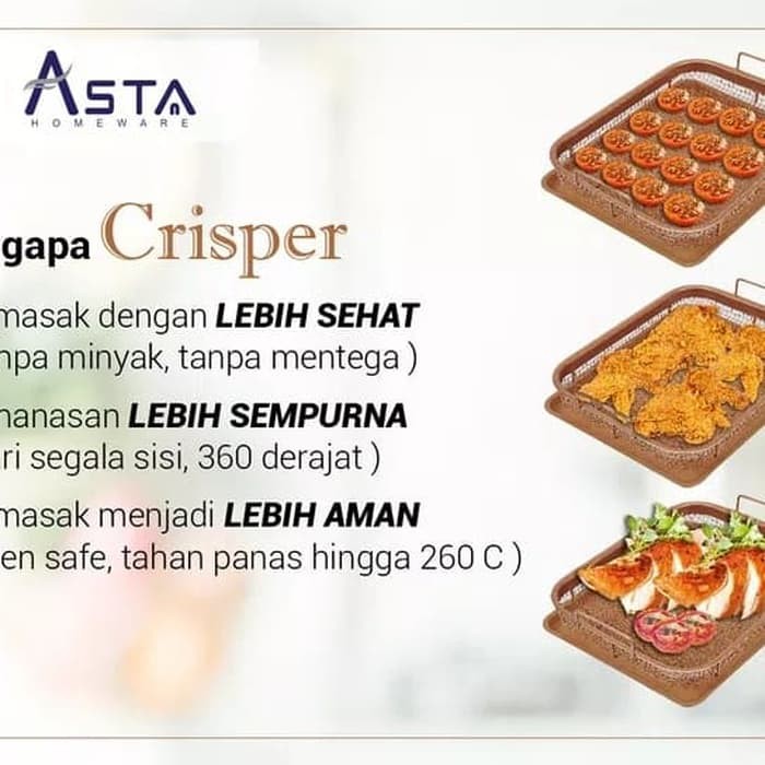 ASTA crisper transform ASCR 01 tray tirisan gorengan asta ASCR01