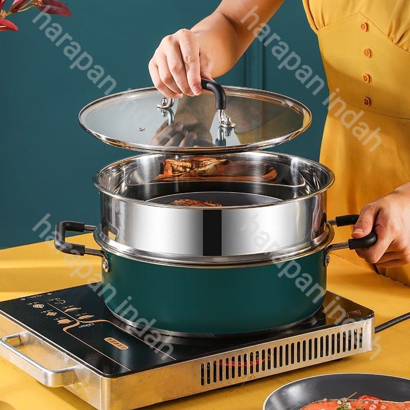 PANCI STEAMER PENGUKUS DENGAN PARUTAN COOKING HOT POT
