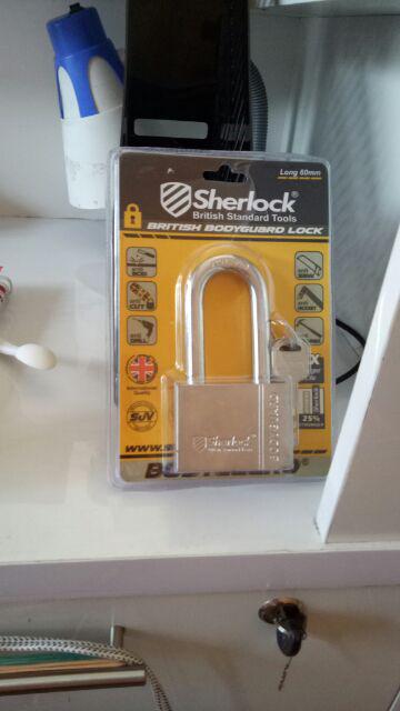 Gembok Original Sherlock British Bodyguard Lock Long 60mm