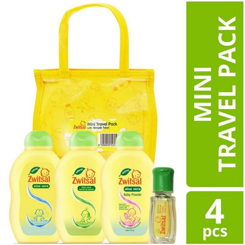 Zwitsal Safe Travel Kit Isi 4pcs (TAS)