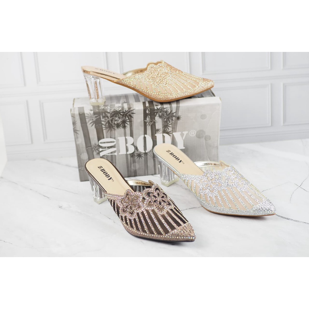 SEPATU HEELS WANITA NO BODY 0629-3 IMPOR TERBARU BISA COD