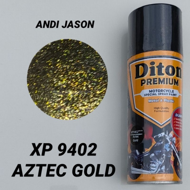 DITON PREMIUM CAT SEMPROT TAHAN BENSIN 400CC 9402*** AZTEX GOLD